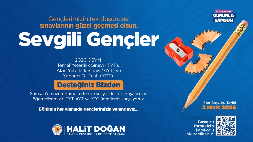 ÜNİVERSİTE SINAVINA GİRECEK ÖĞRENCİLERE DESTEK