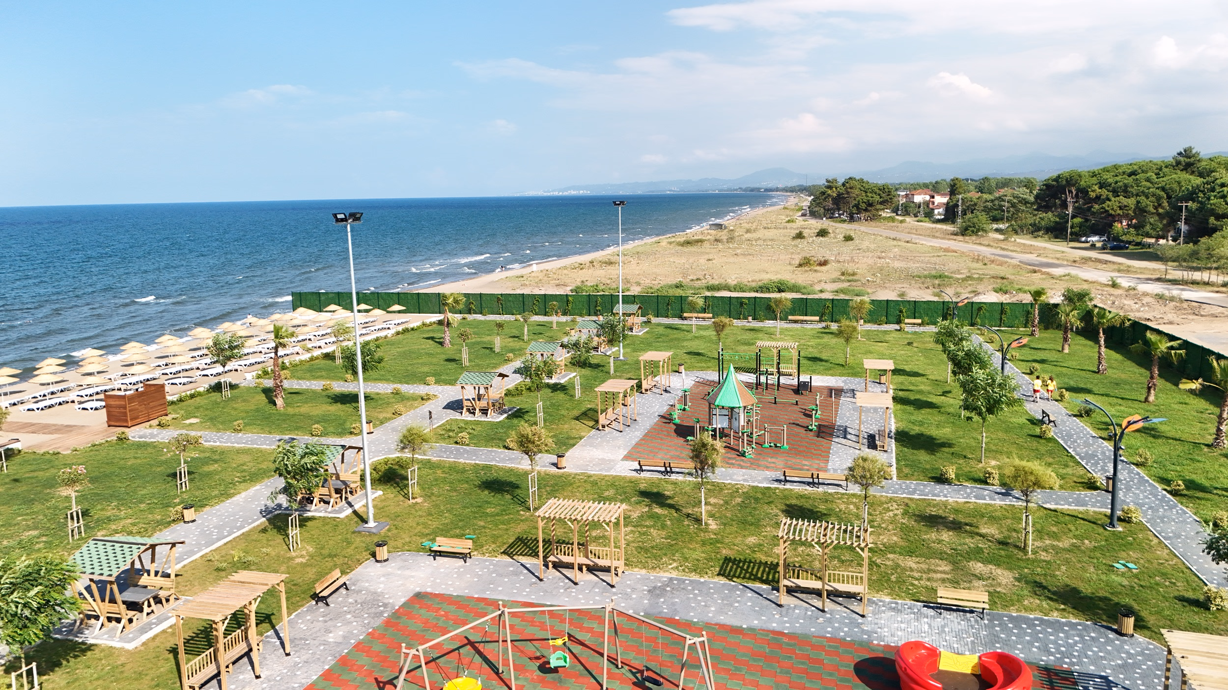 MİLİÇ KADINLAR PLAJI VE YÜZME HAVUZU AÇILDI - Görsel 2
