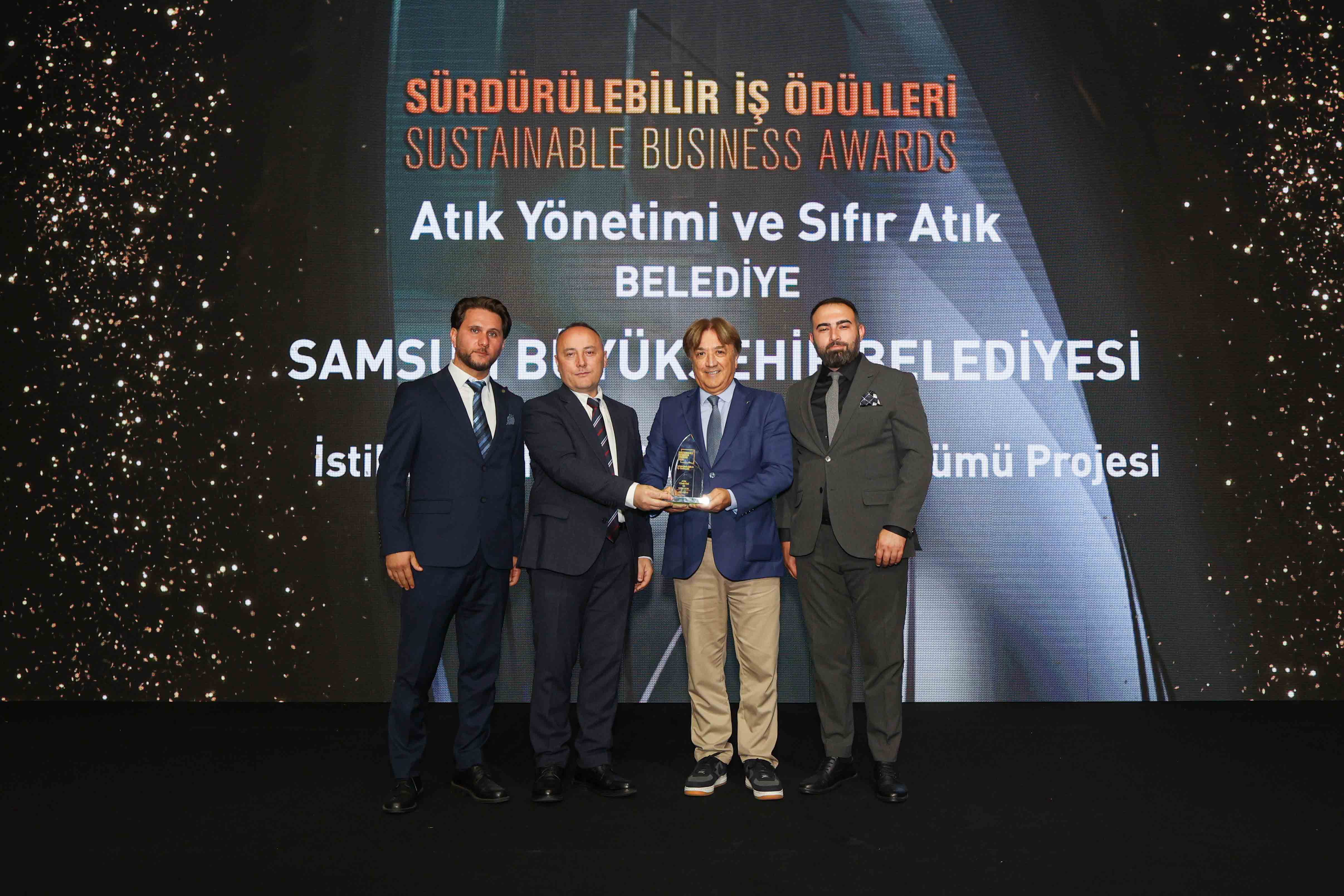 SAMSUN BÜYÜKŞEHİR BELEDİYESİ’NE BİR ÖDÜL DAHA!