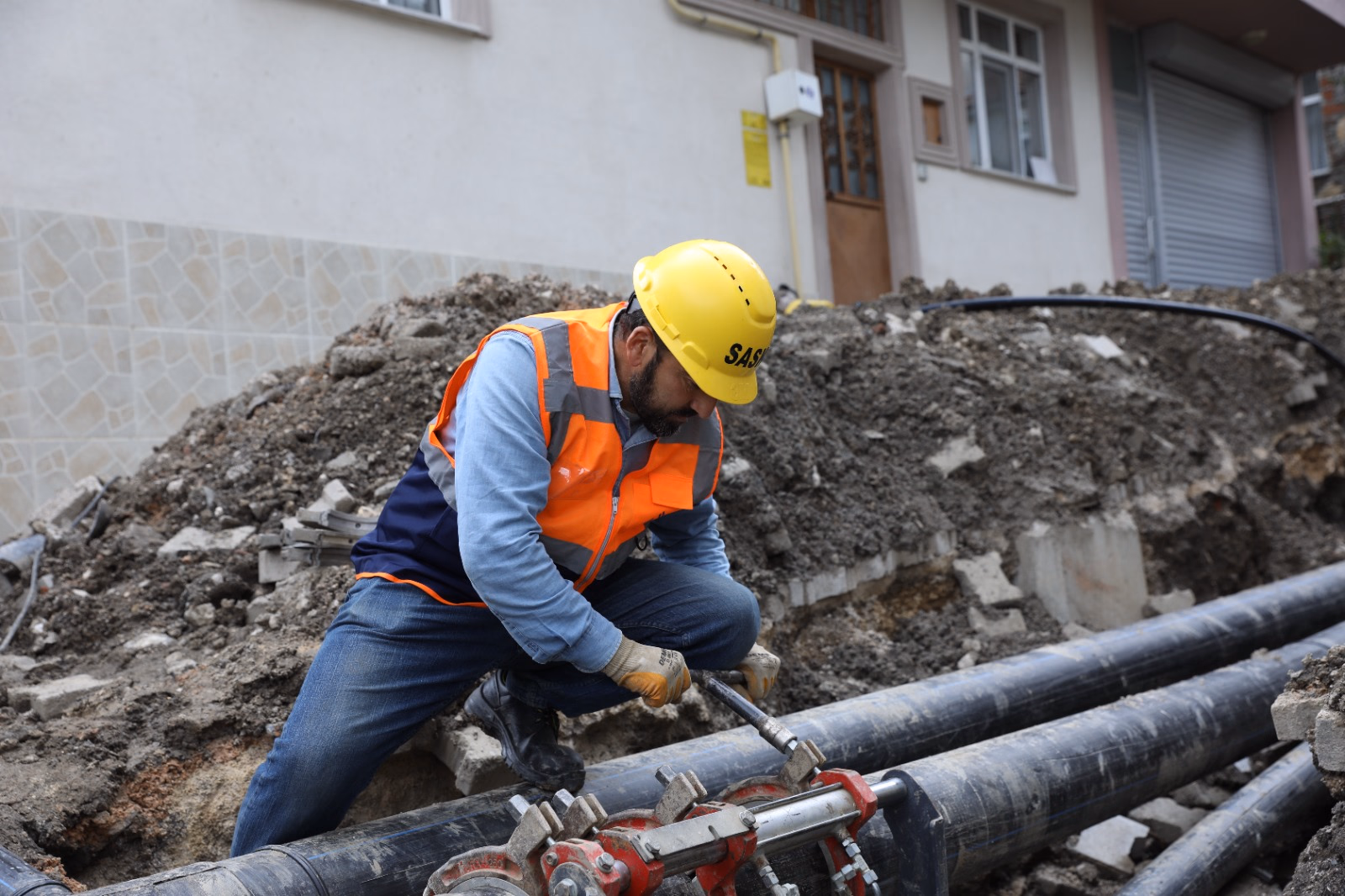 SASKİ’DEN LADİK’E 15,5 KİLOMETRELİK YENİ ALTYAPI YATIRIMI