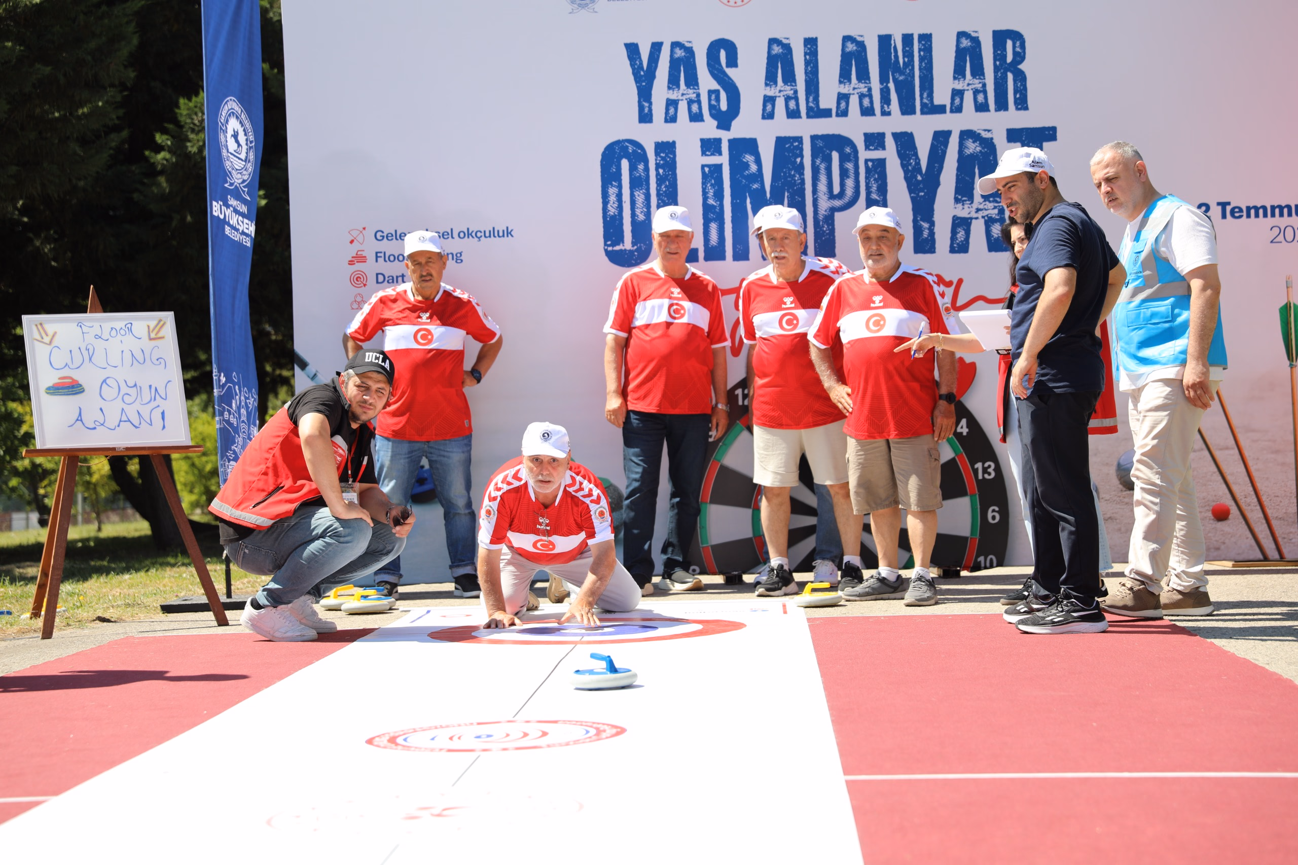 YAŞ ALANLAR OLİMPİYAT OYUNLARI RENKLİ GÖRÜNTÜLERE SAHNE OLDU - Görsel 4