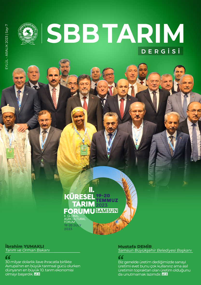 II. Küresel Tarım Forumu 19-20 Temmuz 2023 Samsun Sayı 7